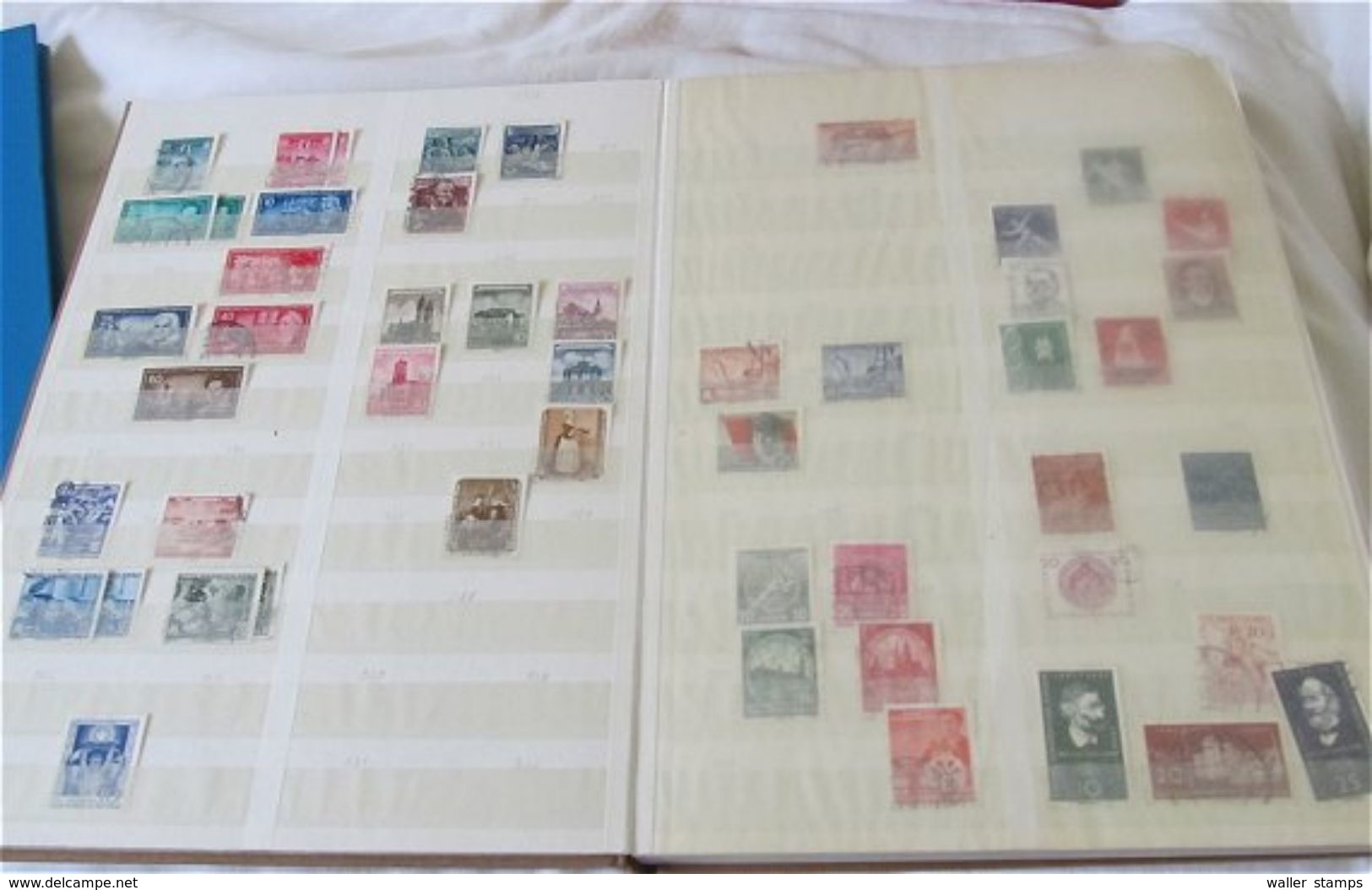 Lot With Stamps In 6 Albums