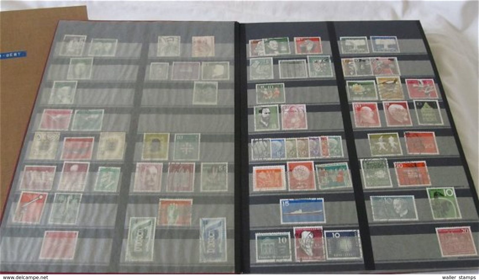 Lot With Stamps In 6 Albums