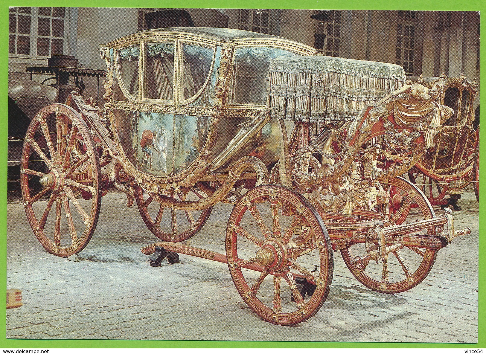 COMPIEGNE Musée De La Voiture Berline D'Apparat Bologne Fin XVIIIe S. Carrosse Coach - Taxi & Carrozzelle