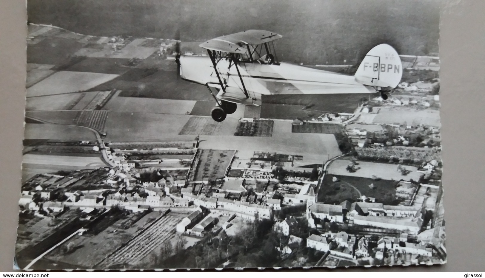 CPSM AVION DE CLUB AERO CLUB DE BOULOGNE BILLANCOURT STAMPE SV 4 PHOTO HARANG - 1946-....: Moderne