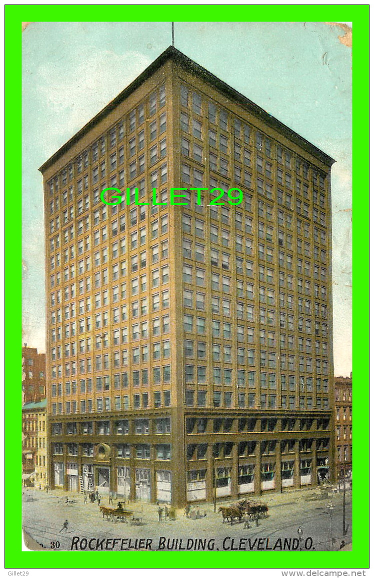 CLEVELAND, OH - ROCKEFELIER BUILDING - ANIMATED - -TRAVEL IN 1910 - - Cleveland