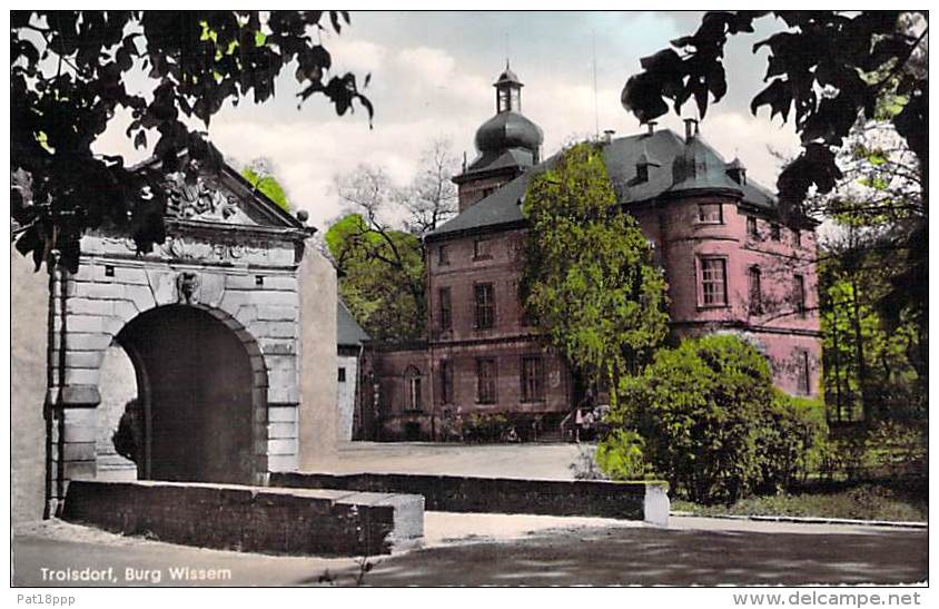 DEUTSCHLAND Allemagne - TROISDORF : Burg Wissem -  CPSM Dentelée Couleur PF 1962 - Germany - Troisdorf