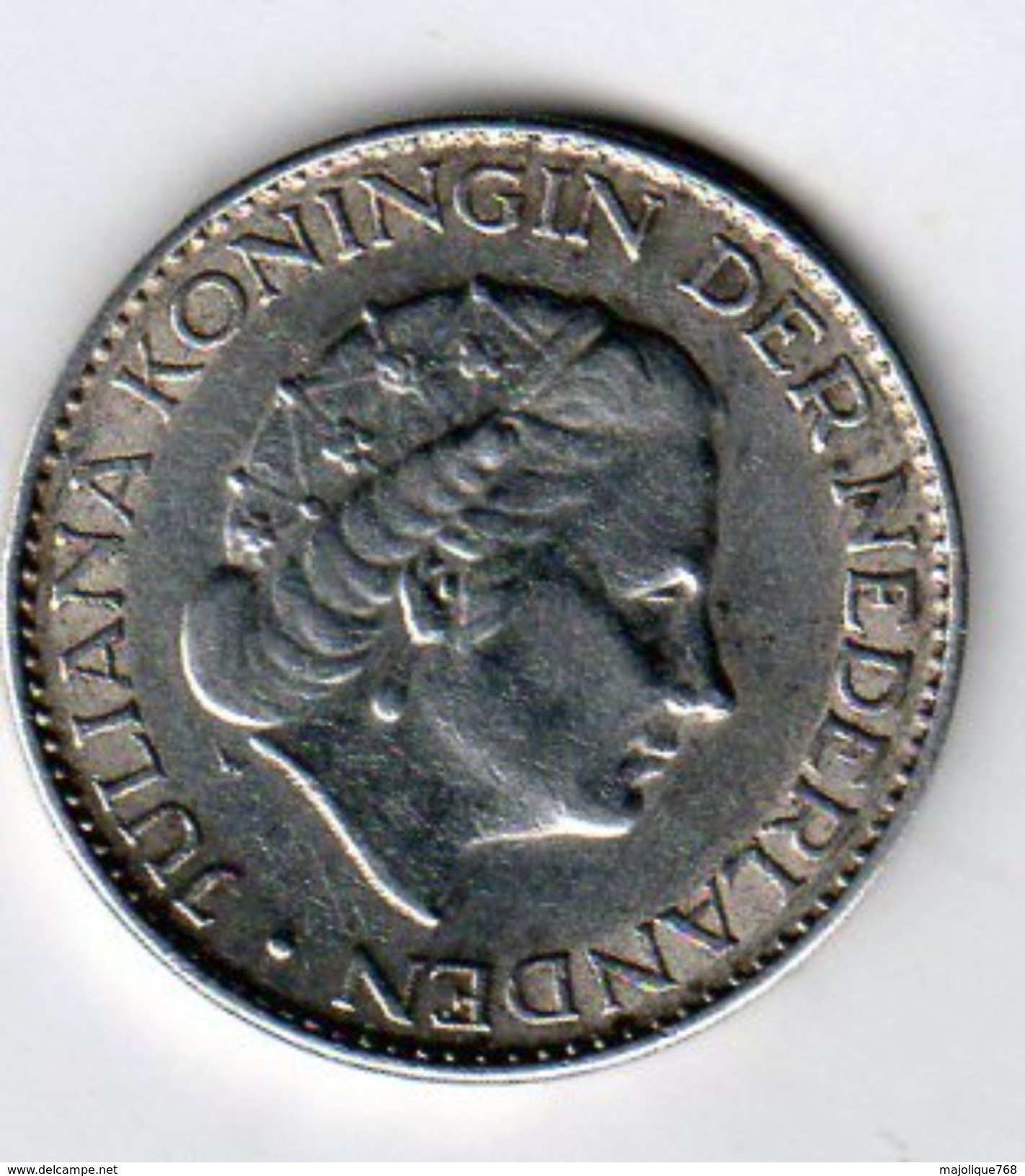 Pièce De Monnaie Du Pays-bas De 1 Gulden Argent 1963 En S U P - - Monete D'Oro E D'Argento