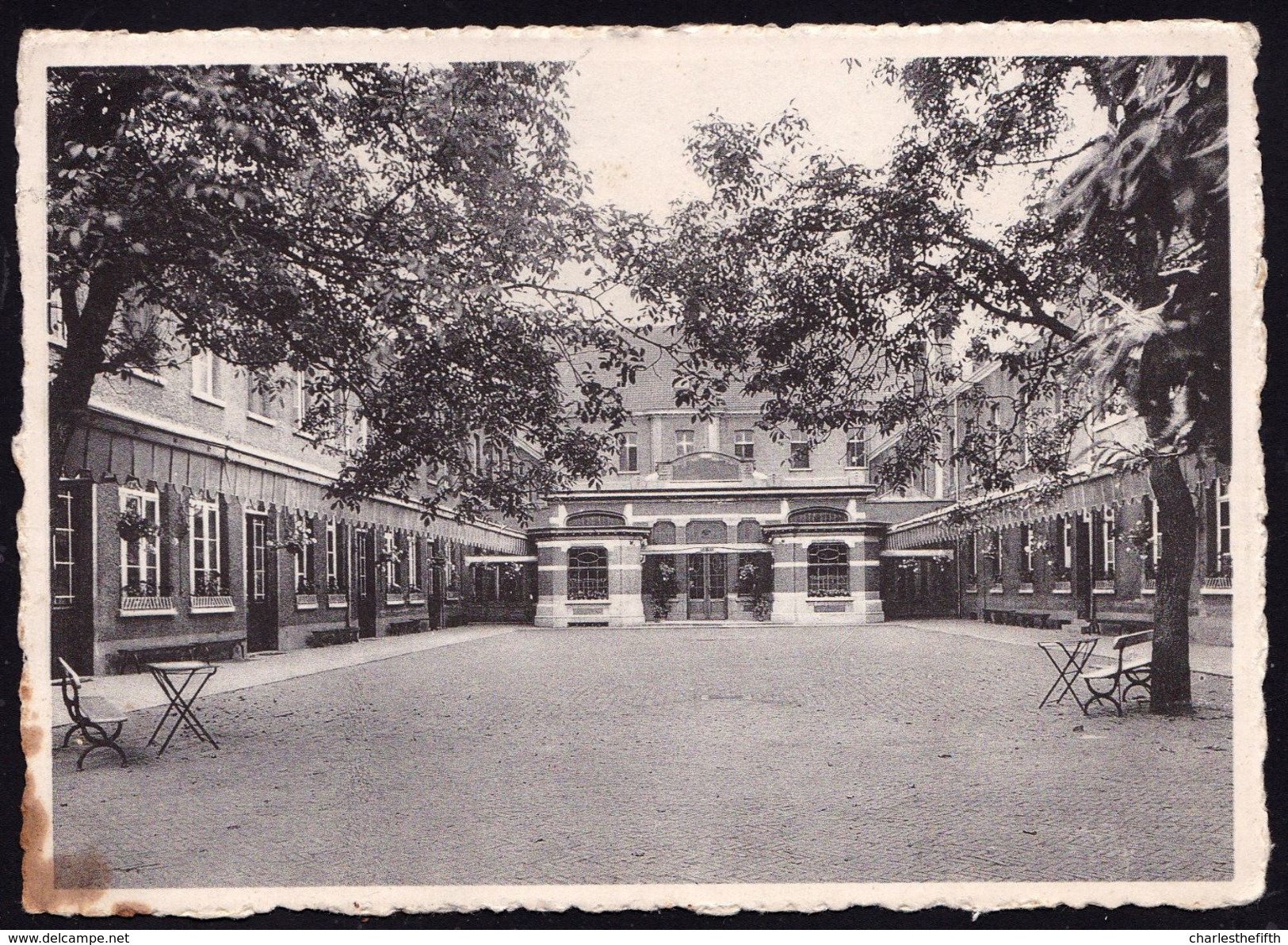 GIJZEGEM - GIJSEGEM ( Aalst ) - Institut Des Soeurs St - Vincent De Paul -- Speelplaats Der Kostschool - Aalst