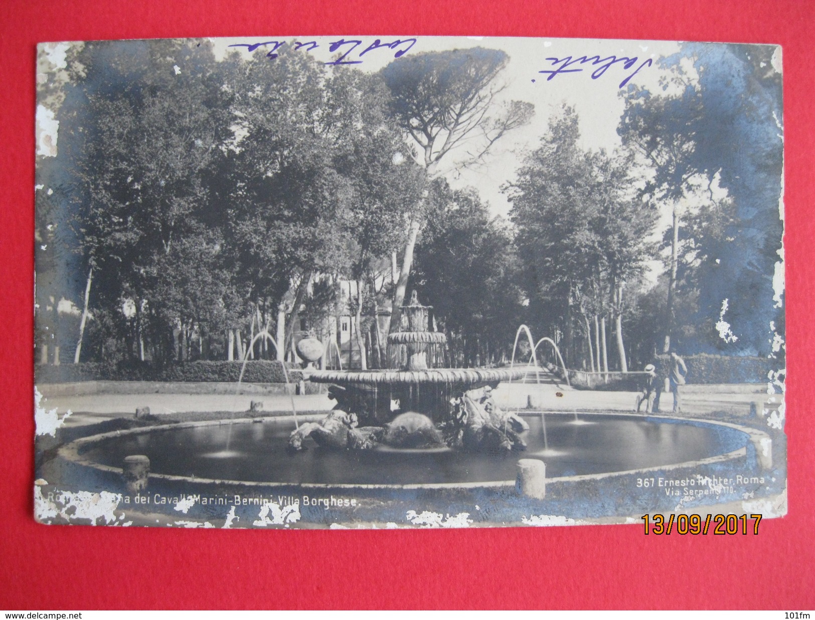 ITALIA - ROMA Villa Borghese, Fontana Dei Cavalli - Parques & Jardines