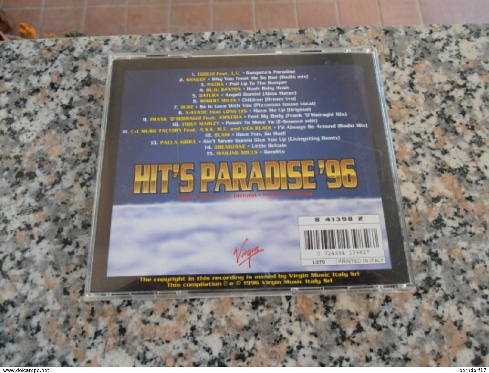 Hit's Paradise 1996 - CD - Rock