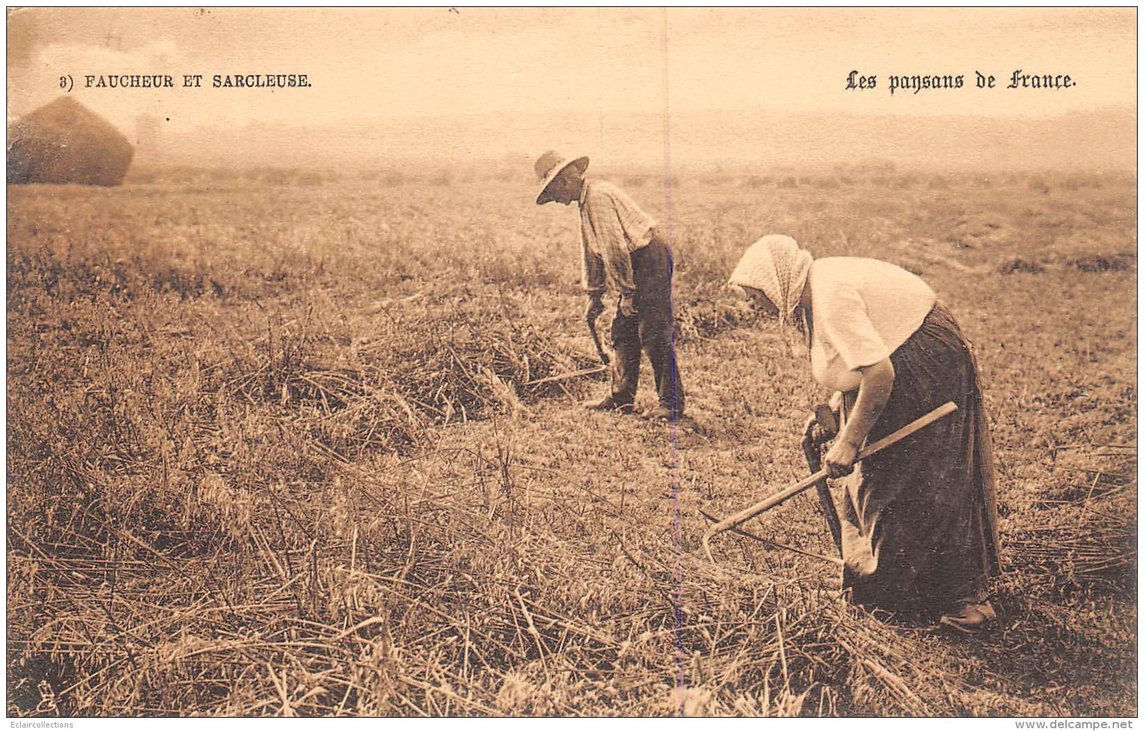 Thème: Agriculture. Battage. Moisson:   Faucheur Et Sarcleuse     (voir Scan) - Landwirtschaftl. Anbau