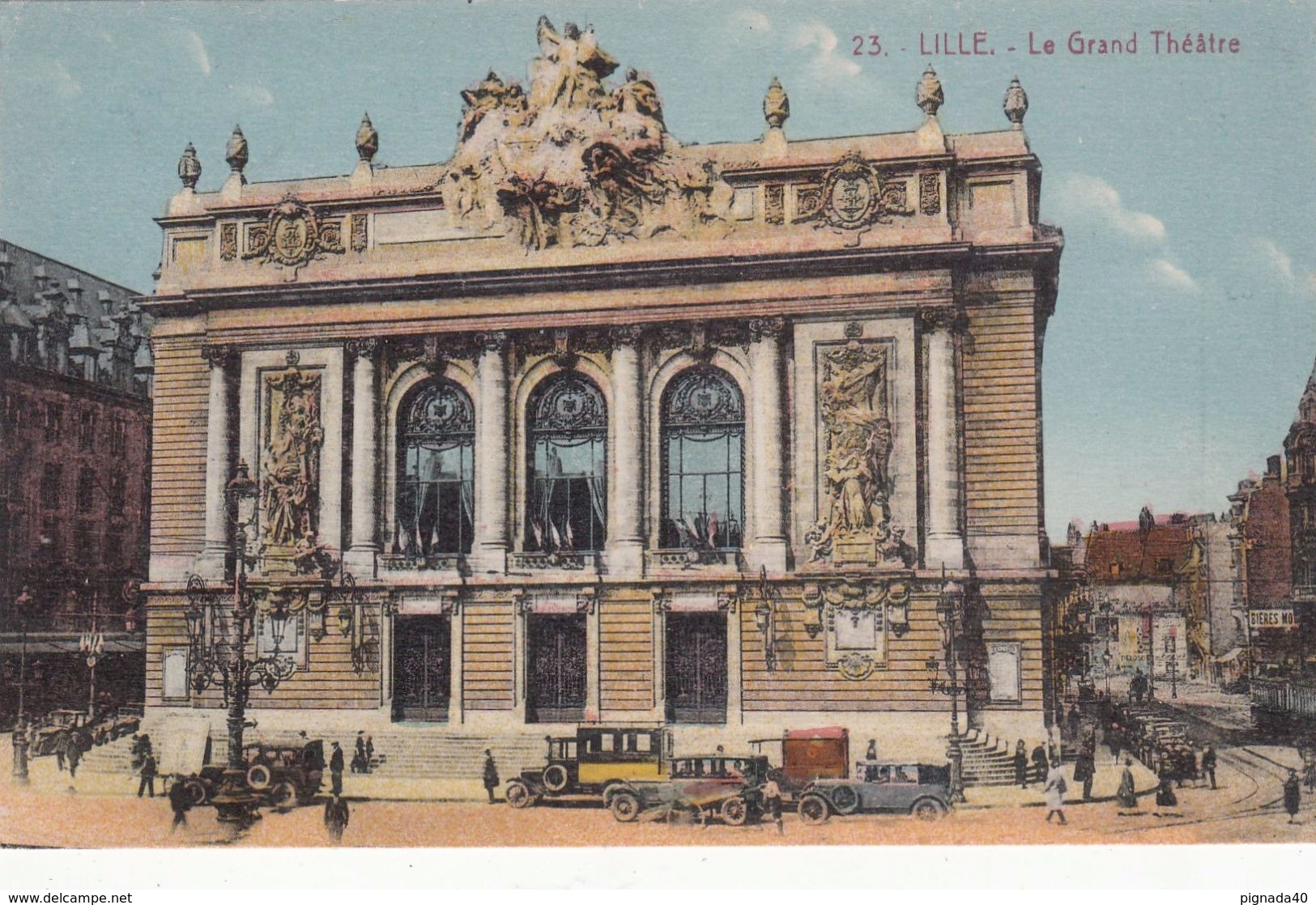 Cp , 59 , LILLE , Le Grand Théâtre - Lille