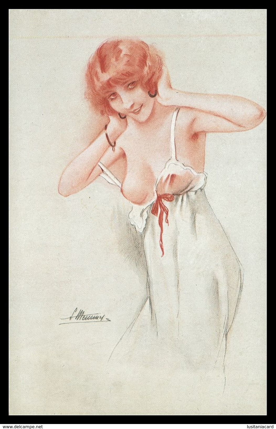 FRANCE - ILLUSTRATEURS  - «Suzanne Meunier » (Ed. L. E. Paris Serie 4 Nº  60) Carte Postale - Meunier, S.