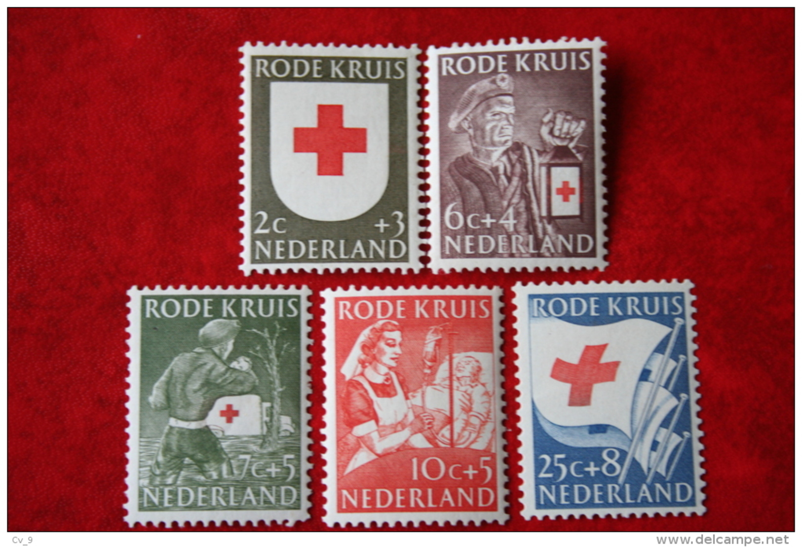 Rode Kruiszegels Red Cross Rotes Kreuz NVPH 607-611 (Mi 615-619) 1953 POSTFRIS / MNH ** NEDERLAND / NIEDERLANDE - Ungebraucht