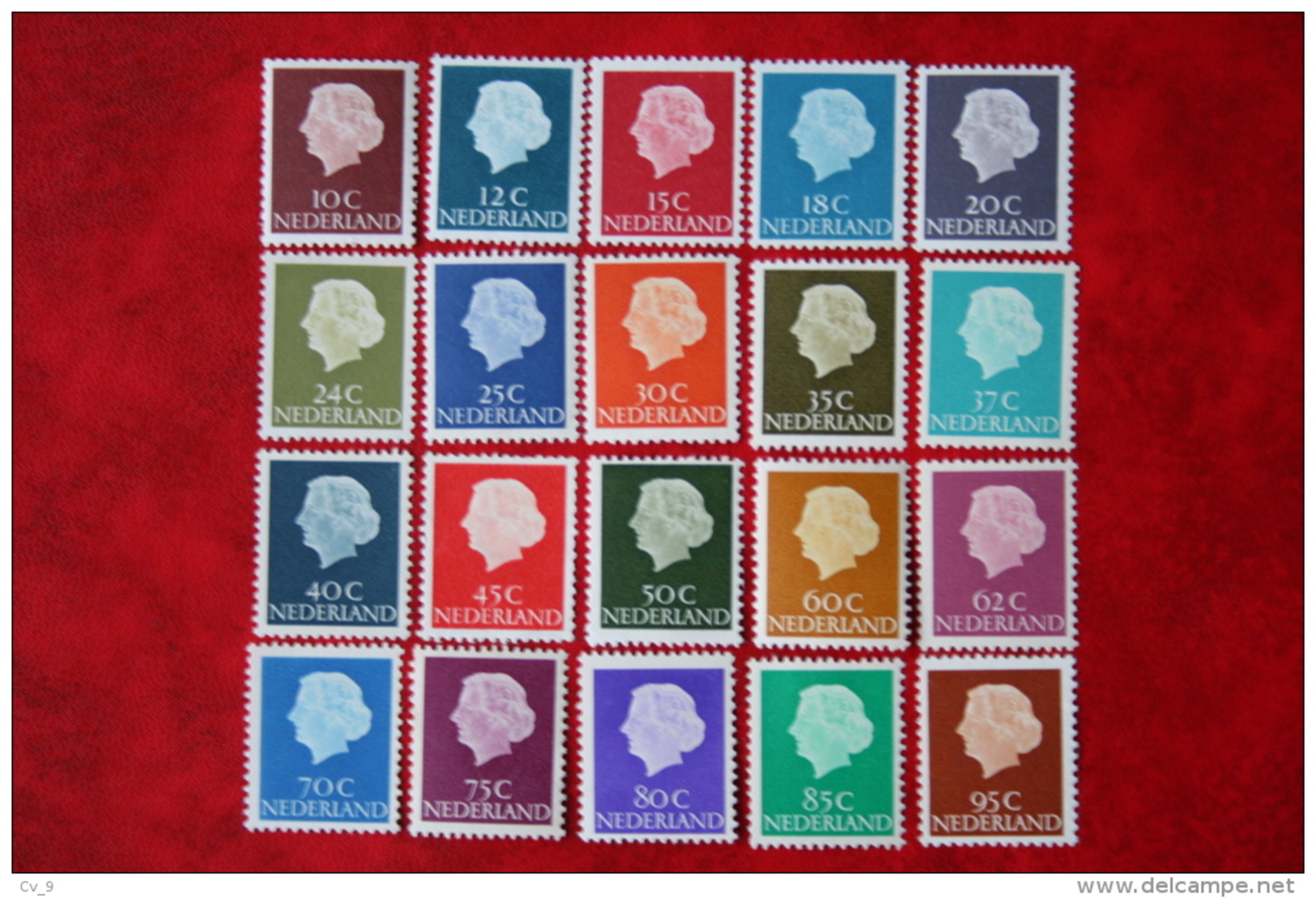 Koningin Juliana En Profil NVPH 617-636 1953-1967 POSTFRIS / MNH ** NEDERLAND / NIEDERLANDE - Ungebraucht