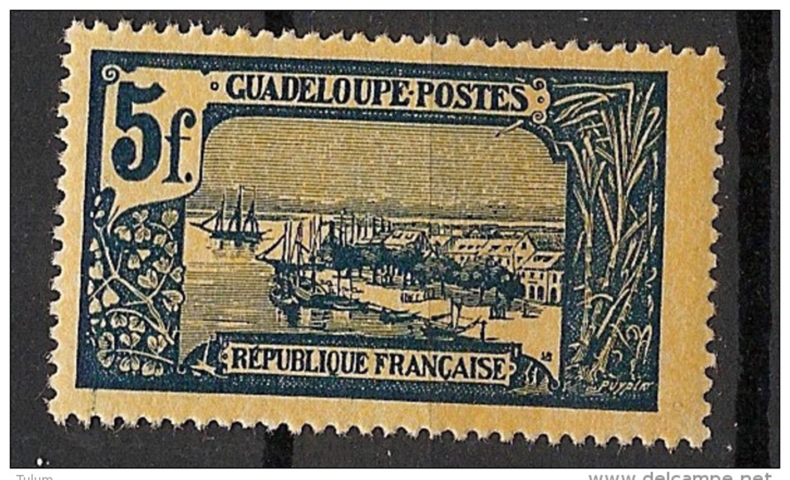 Guadeloupe - 1905-07 - N°Yv. 71 - Pointe à Pitre 5fr - Neuf Luxe ** / MNH / Postfrisch - Unused Stamps