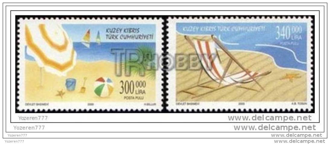 TRNC (Mi-514/15) 2000 NORTHERN CYPRUS HOLIDAY TOURISM MNH** - Ungebraucht