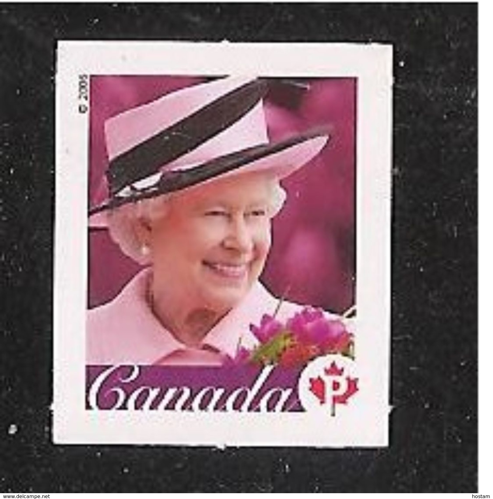 CANADA 2006, # 2188,  QUEEN  ELIZABETH 11  DIE CUT FROM QUARTELY PACK . MNH - Timbres Seuls