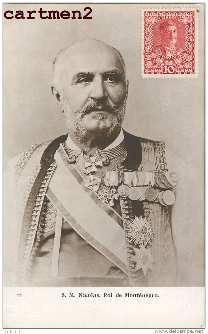 MONTENEGRO LE ROI NICOLAS KING MONTENEGRIN - Montenegro