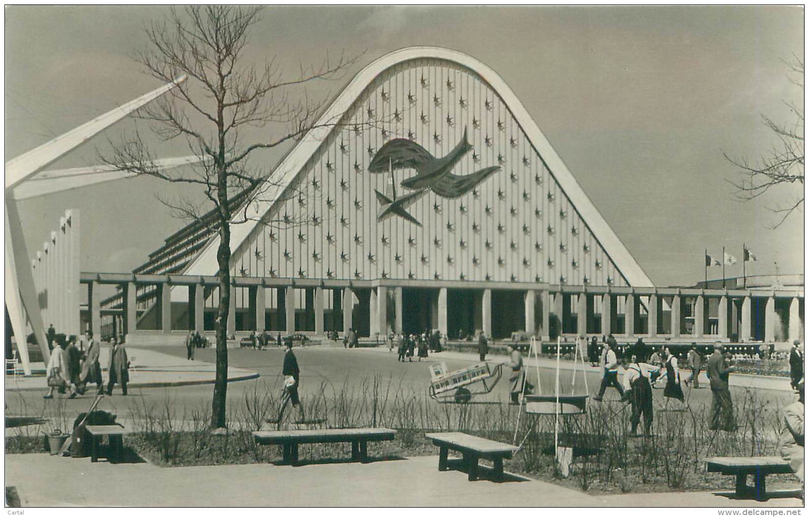 BRUSSEL EXPO 1958 - Ontvangsthal - Wereldtentoonstellingen