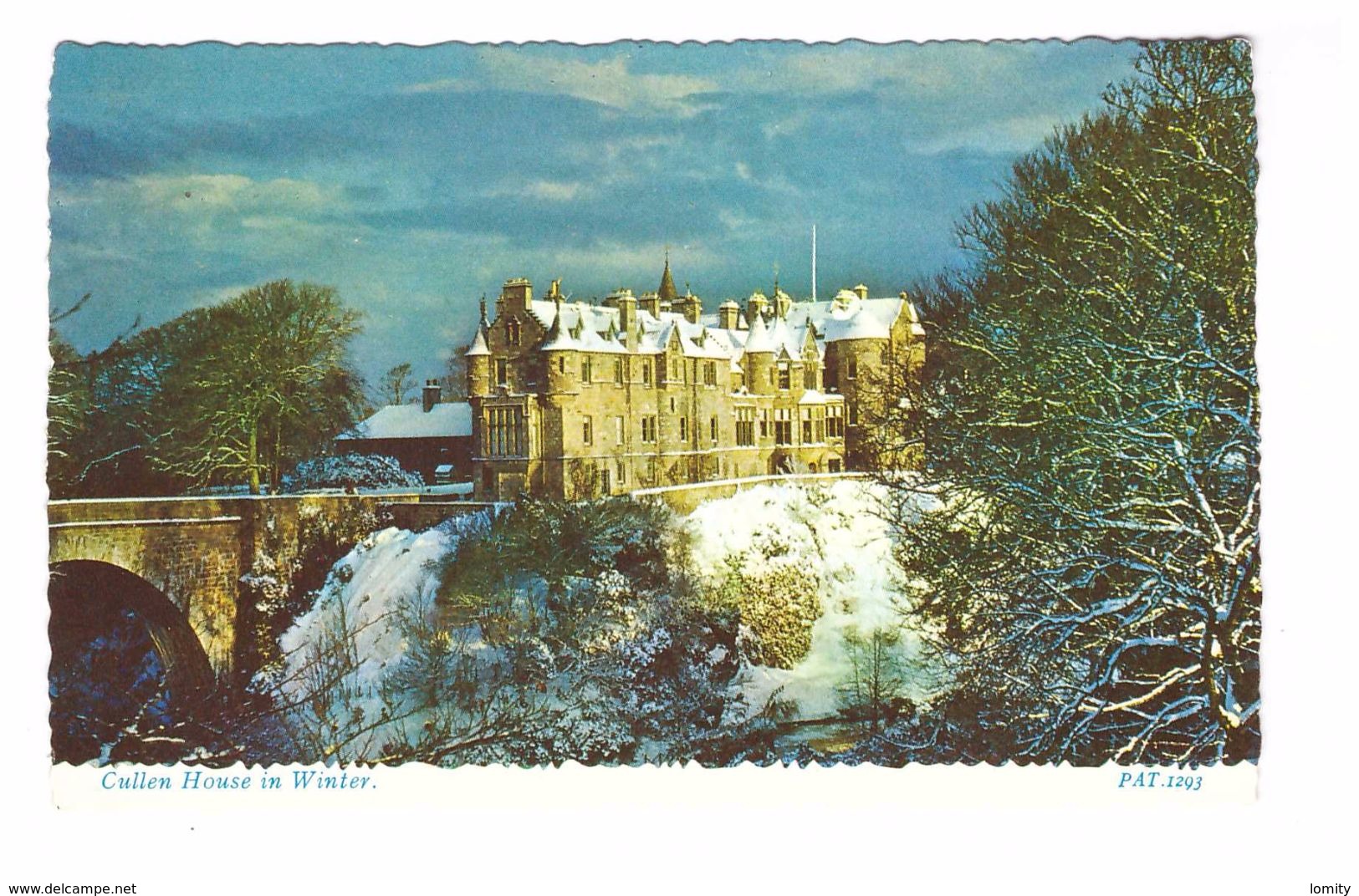 Ecosse Cullen House In Winter Maison Chateau En Hiver Neige - Moray