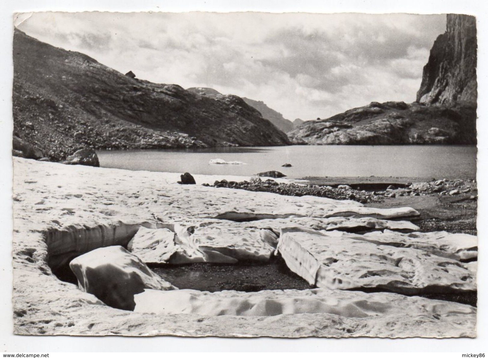 PELVOUX--1963--Lac De L'EYCHAUDA  --cachet  GUILLESTRE-05 - Autres & Non Classés