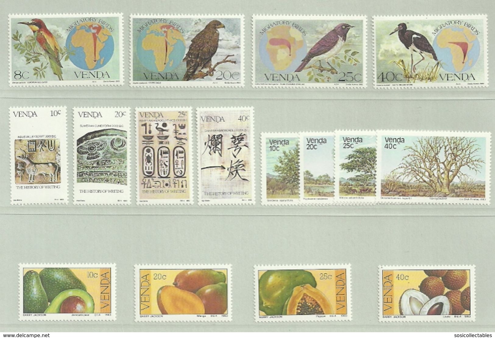 Venda - 1983 Full Year Issue MNH - Venda