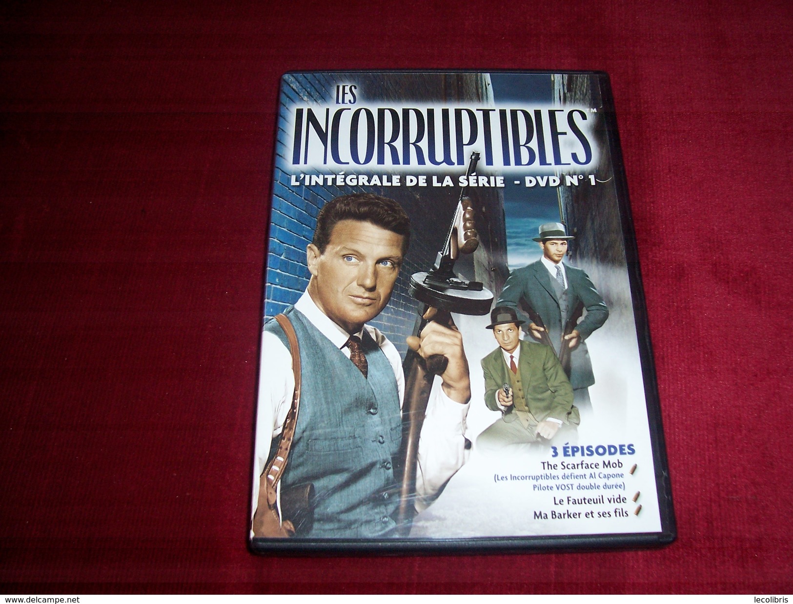 LES INCORRUPTIBLES  3 EPISODE  °° THE SCARFACE MOB / LE FAUTEUIL VIDE / MA BAKER ET SES FILS - Verzamelingen, Voorwerpen En Reeksen