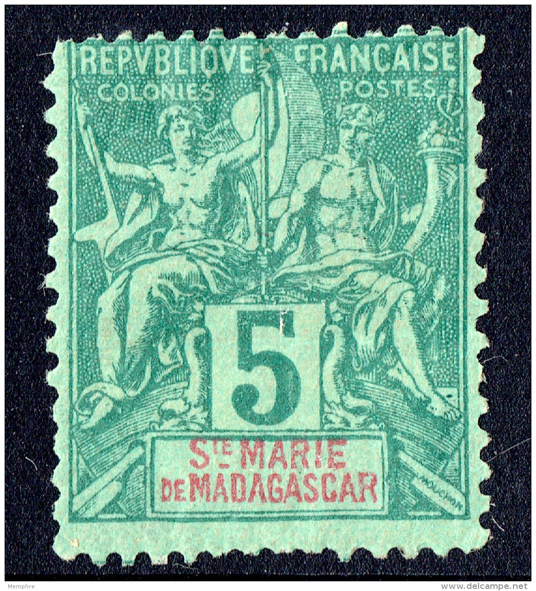 Groupe 5 Cent. Yv 4 * - Unused Stamps