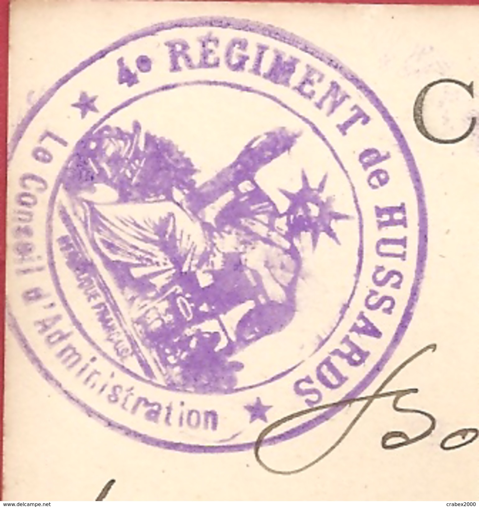 FM 4eme REGIMENT DE HUSSARDS BRISSAC  1915  3 SCANS - Guerre De 1914-18