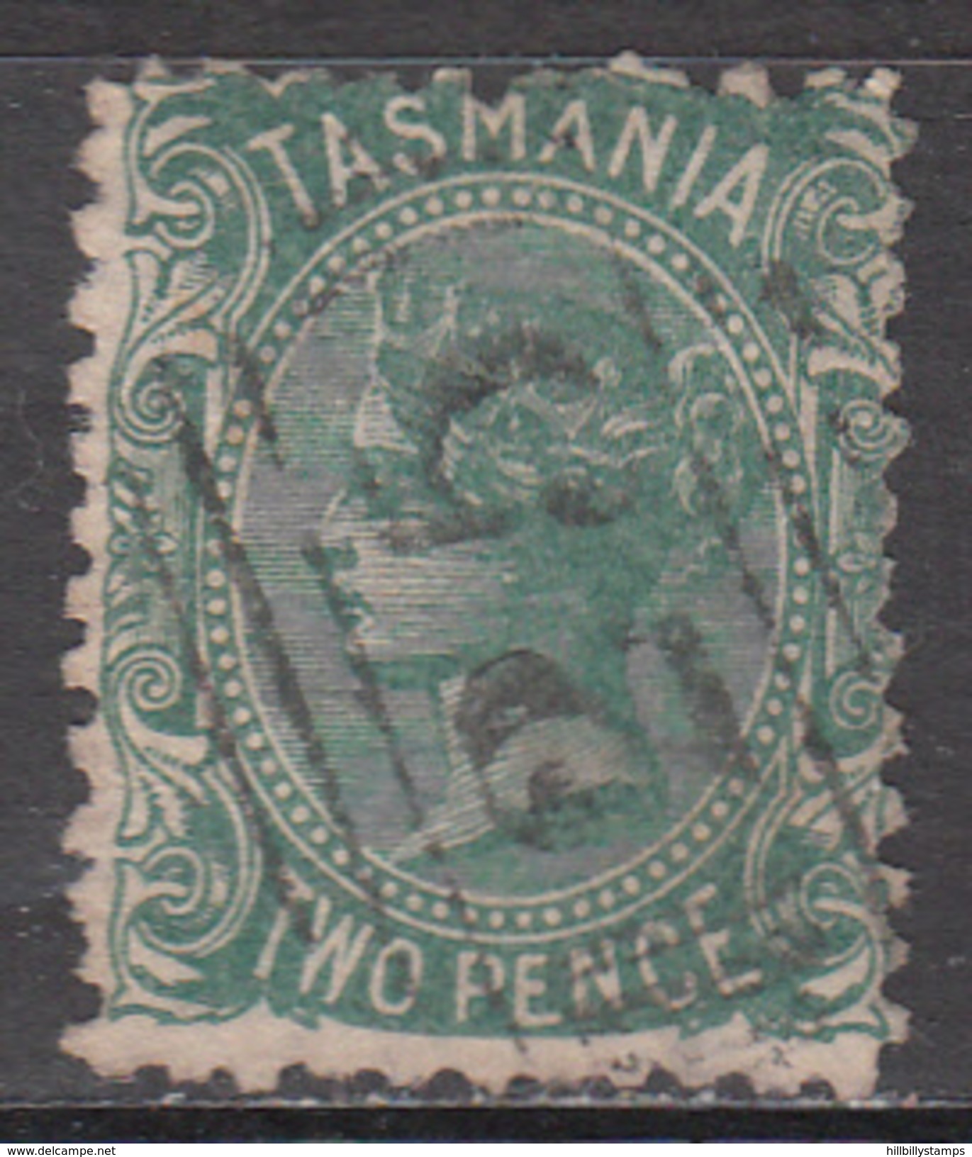 TASMANIA     SCOTT NO. 54    USED    YEAR  1871      WMK 76 - Usados