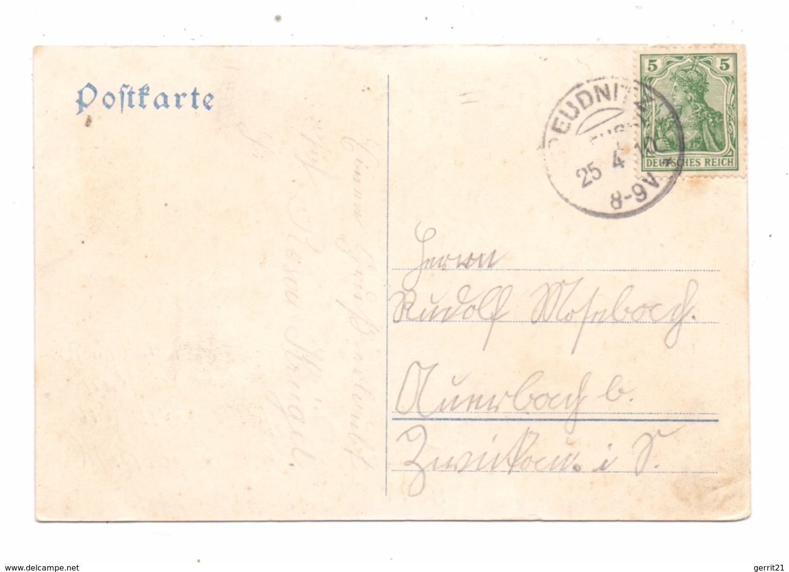 0-9620 WERDAU, Waidmannsruhe, 1910 - Werdau