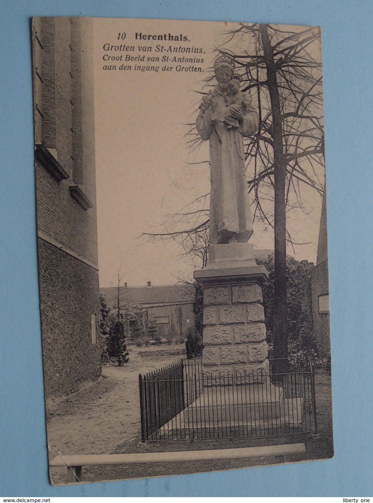 Grotten Van St. ANTONIUS - Groot Beeld Aan Den Ingang ( 10 ) Anno 1923 ( Zie Foto Voor Details ) ! - Herentals