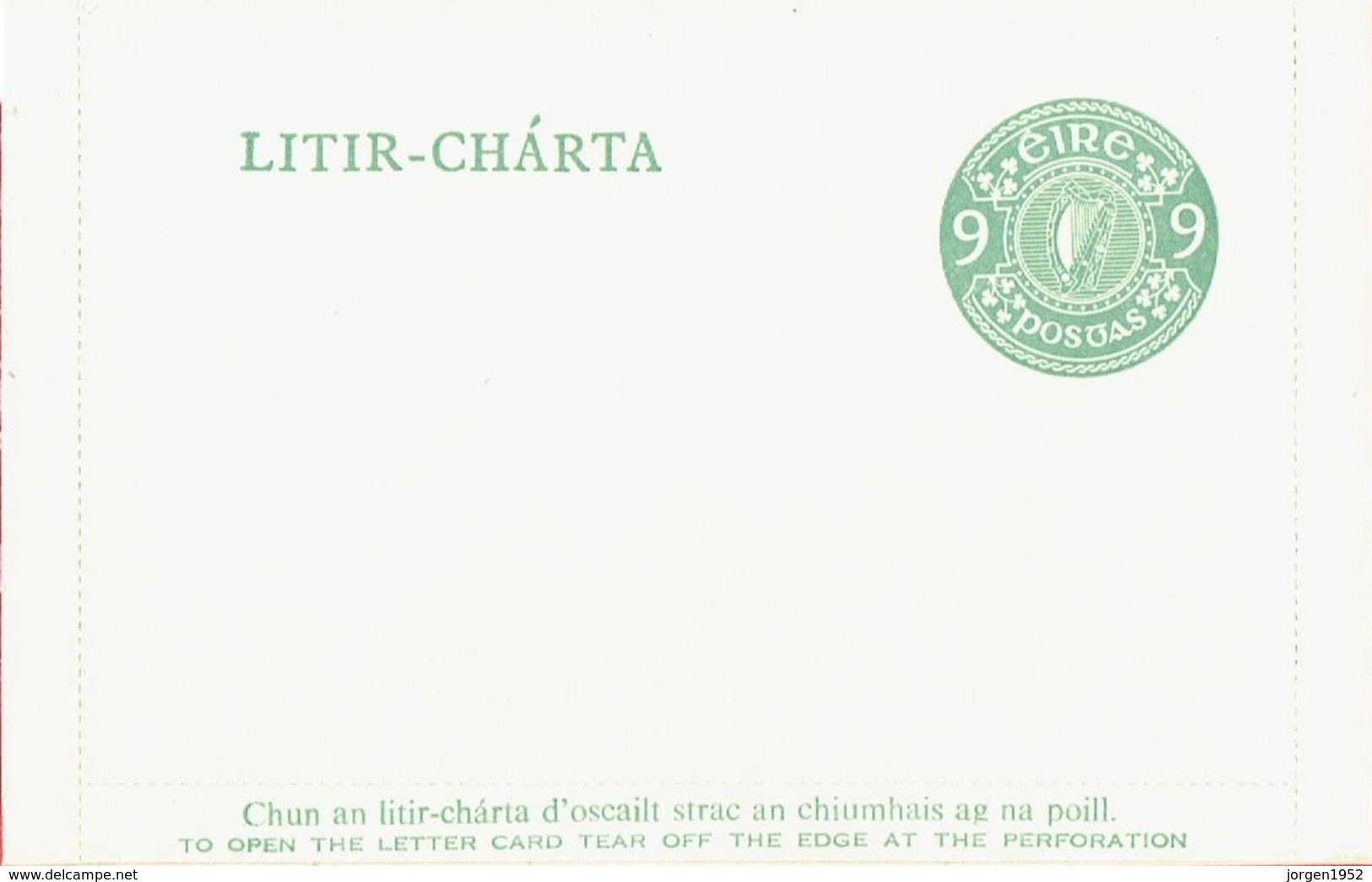 IRELAND  #  LITIR-CHA'RTA - Interi Postali