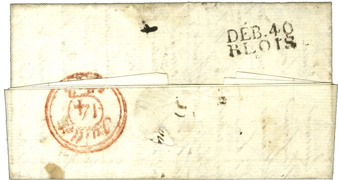 DEB. 40 / BLOIS Sur Lettre Avec Texte Daté 1813. - TB / SUP. - Sonstige & Ohne Zuordnung