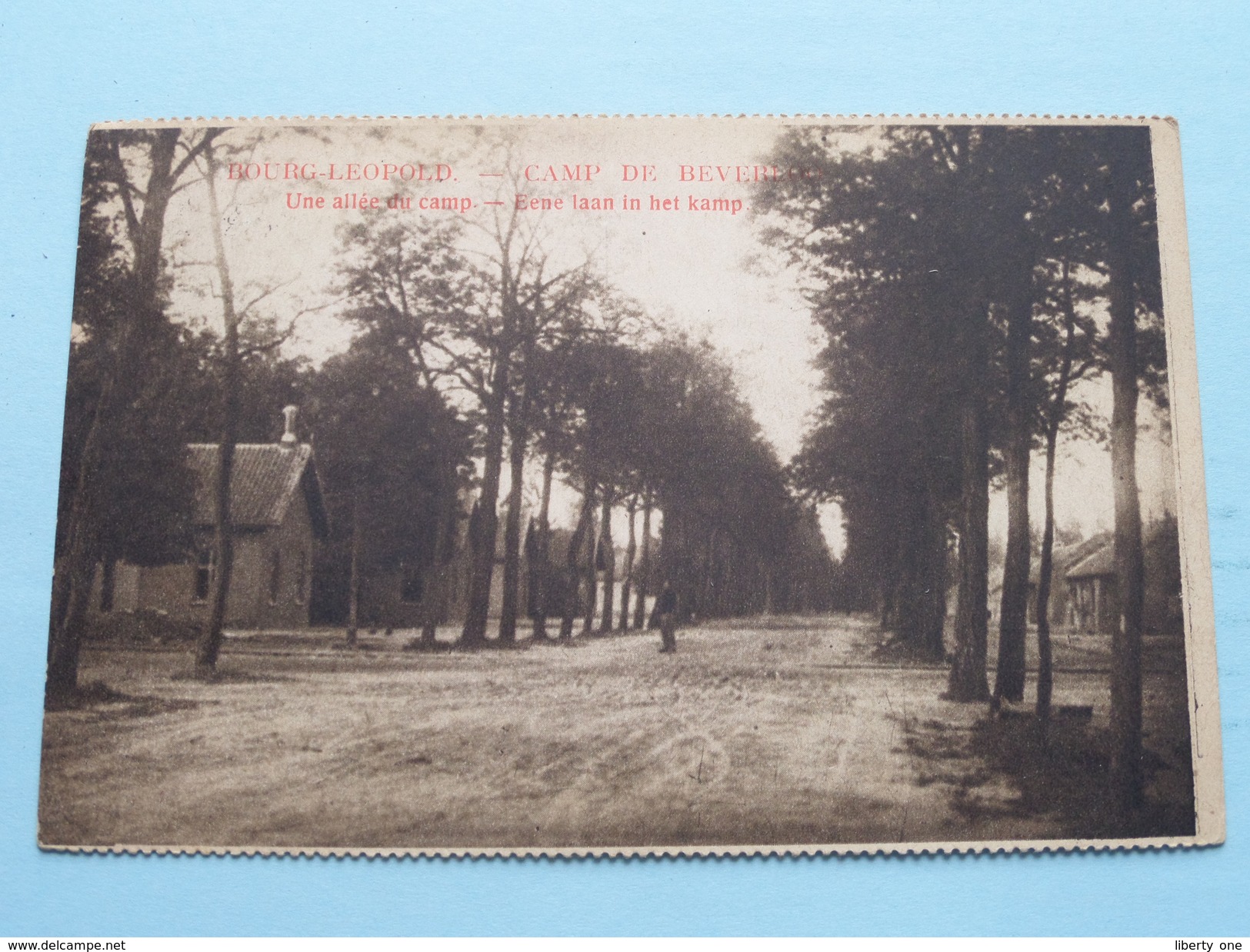 Une Allée Du Camp - Eene Laan In Het Kamp ( Notre Pays ) Anno 1928 ( Zie Foto Voor Details ) !! - Leopoldsburg (Camp De Beverloo)