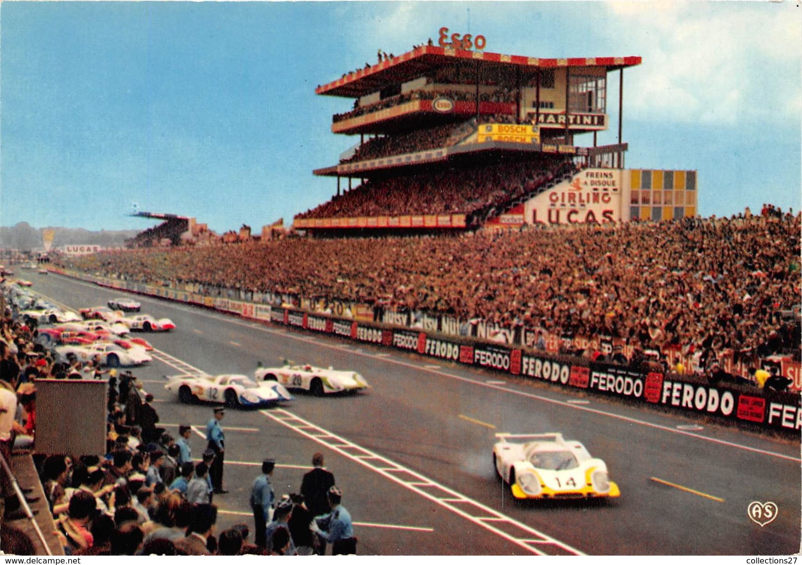 72-LE MANS - 24 HEURES DU MANS- LE DEPART DES VOITURES - Le Mans