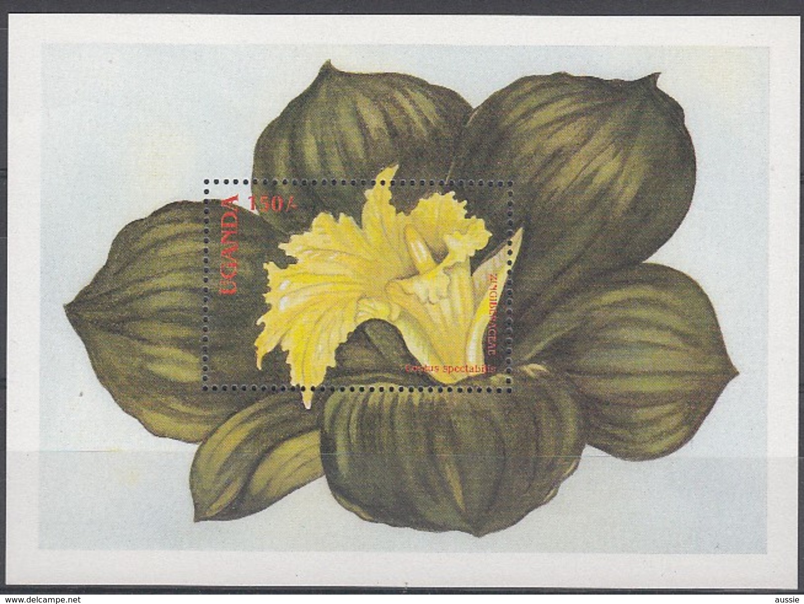 Ouganda Uganda 1988 Yvertn° Bloc 78 *** MNH Cote 6 Euro Flore Bloemen Fleurs - Oeganda (1962-...)