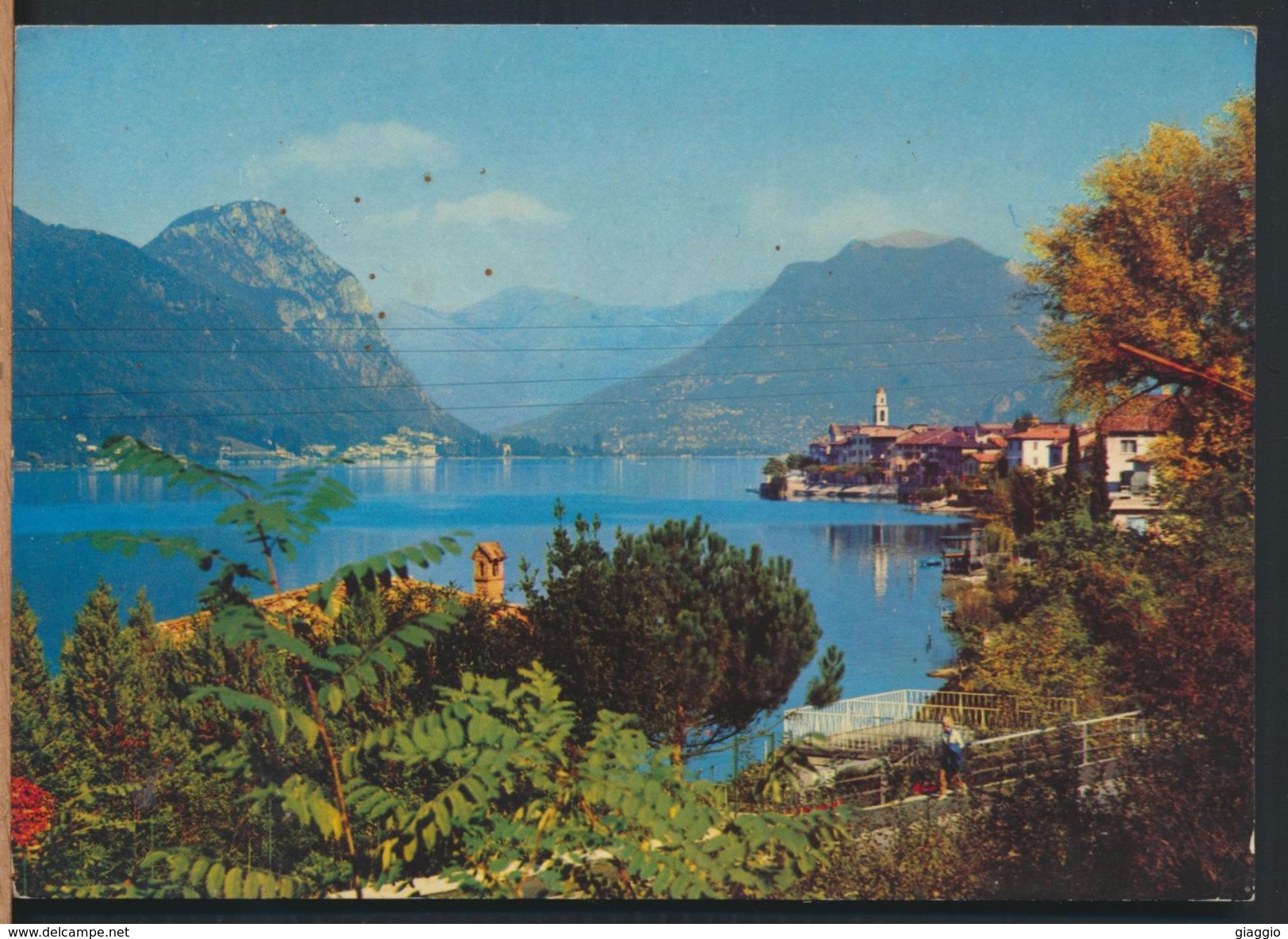 °°° 7085 - SVIZZERA - TI - BRUSINO ARSIZIO - LAGO DI LUGANO - 1971 With Stamps °°° - Brusino Arsizio