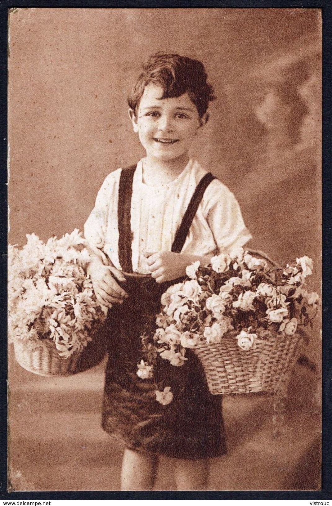 ENFANT - Garçonnet Avec Paniers De Fleurs - Non Circulé - Not Circulated - Nicht Gelaufen. - Autres & Non Classés