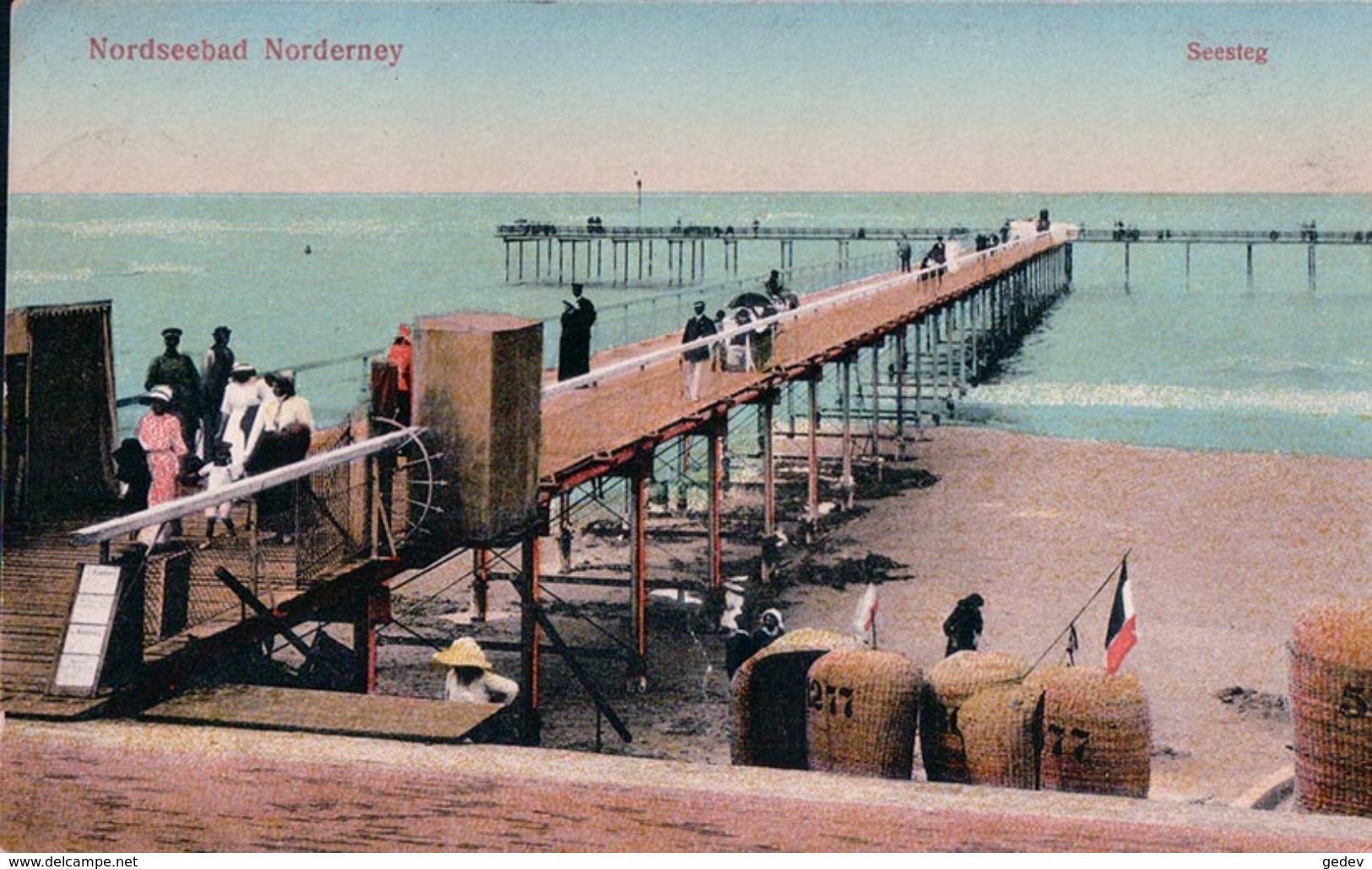 Allemagne, Nordseebad Norderney, Seesteg (3306) - Norderney