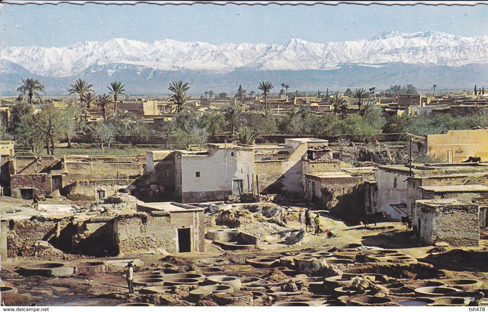 MAROC----MARRAKECH----Panorama Vue Des Tanneries--voir  2 Scans - Marrakesh