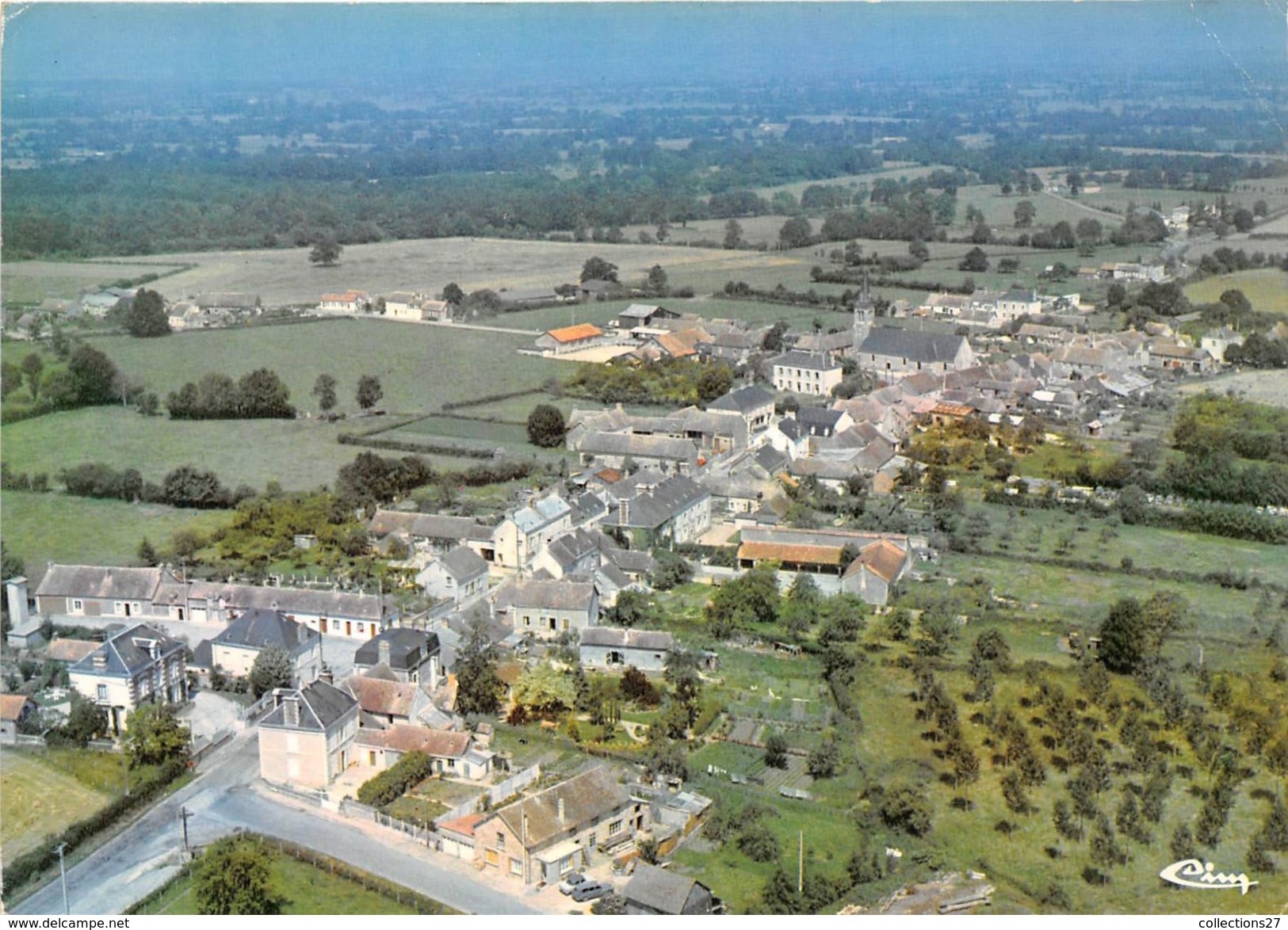 72- LA FRESNAYE-SUR-CHEDOUET- VUE AERIENNE GENERALE - La Fresnaye Sur Chédouet