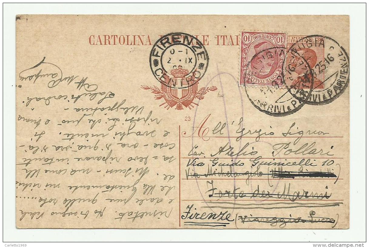 CARTOLINA POSTALE ITALIANA ANNO 1925 FP - Geschiedenis