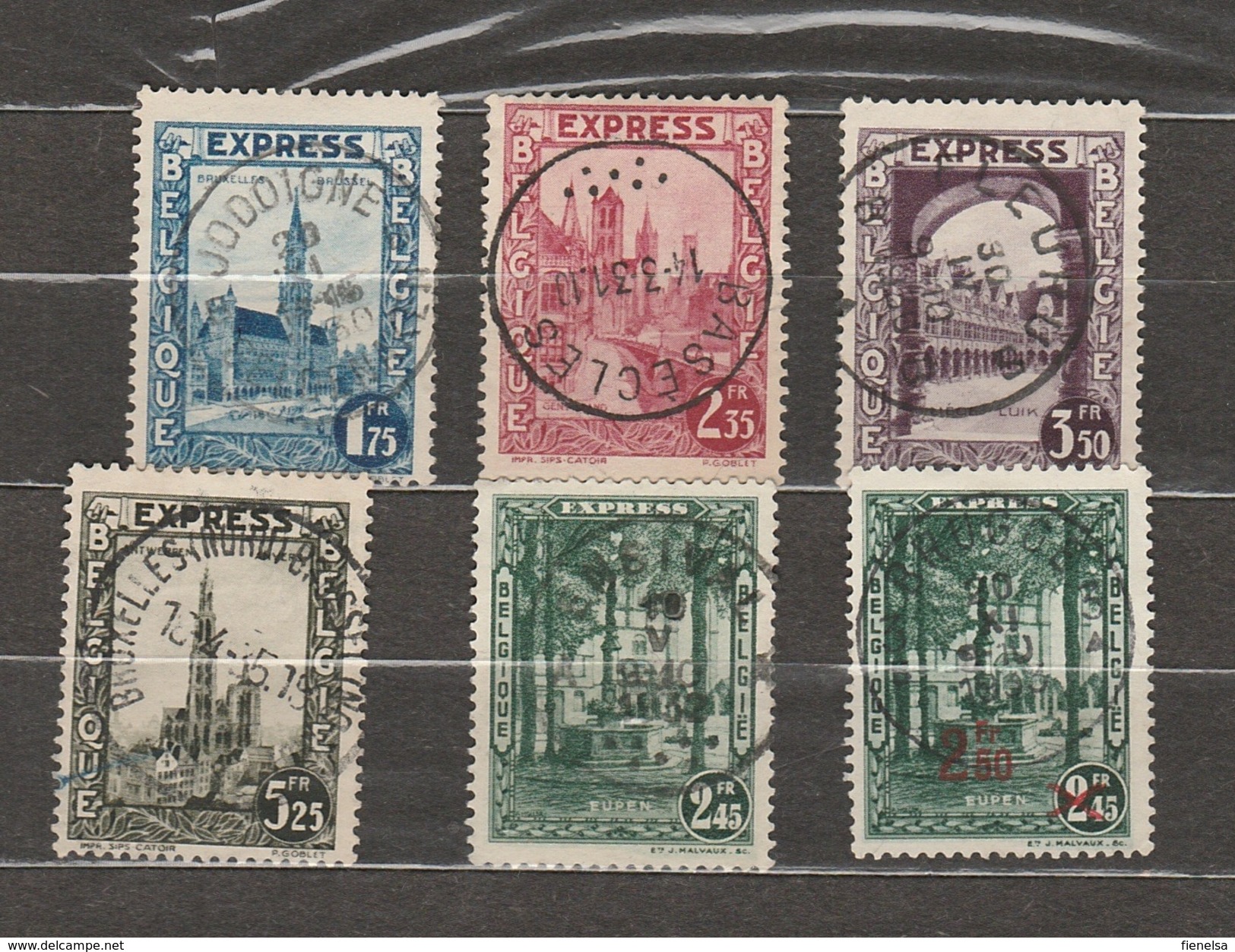 Belgie 1929 Nr 292c / 292h Gebruikt / Obli - Usados