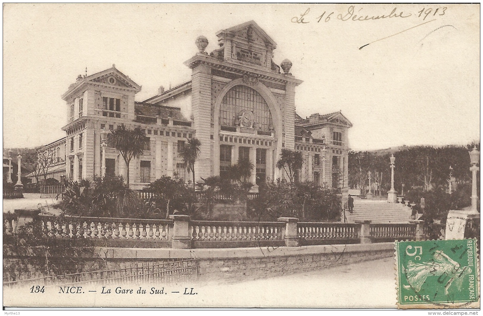 06  NICE  LA GARE DU SUD - Transport (rail) - Station