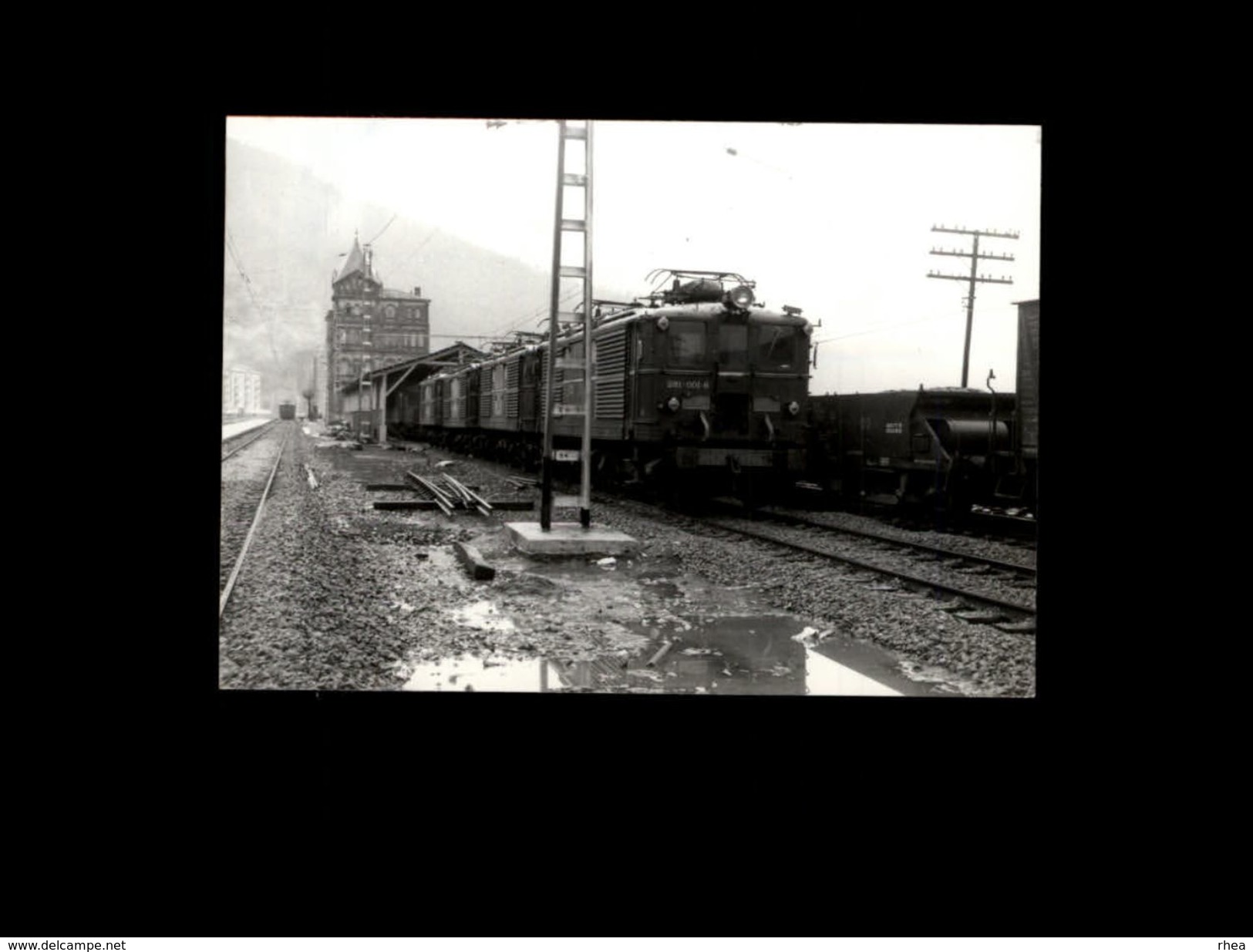 TRAINS - RIPOLL - ESPAGNE - 1978 - Locomotive - Trains