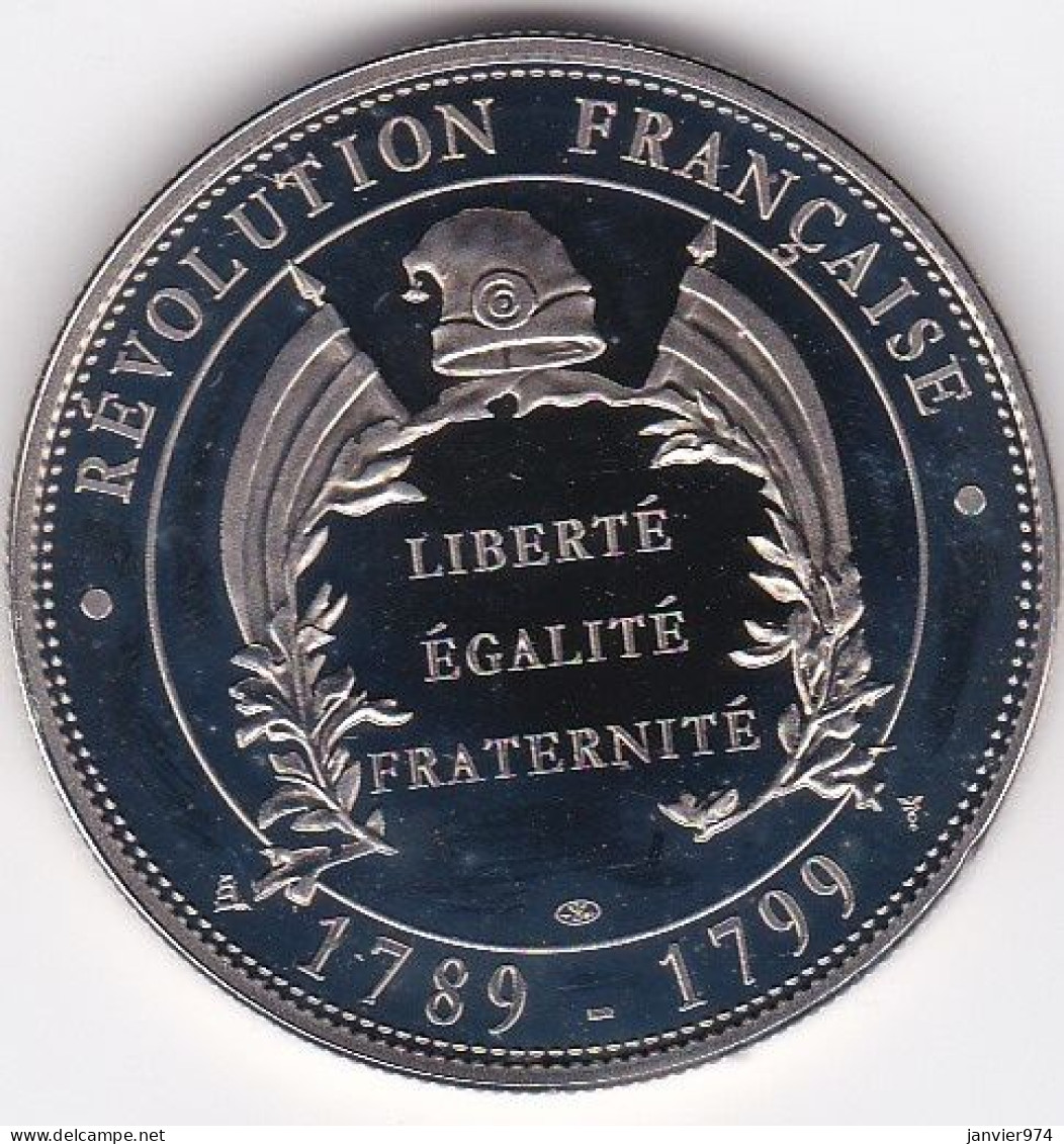 Médaille Révolution Française, Georges Jacques DANTON  1759 - 1794 . FDC - Autres & Non Classés