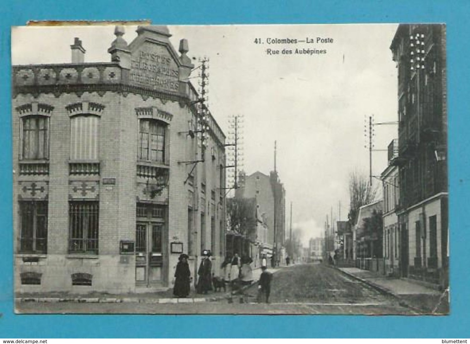 CPA 41 - Rue Des Aubépines La Poste COLOMBES 92 - Colombes
