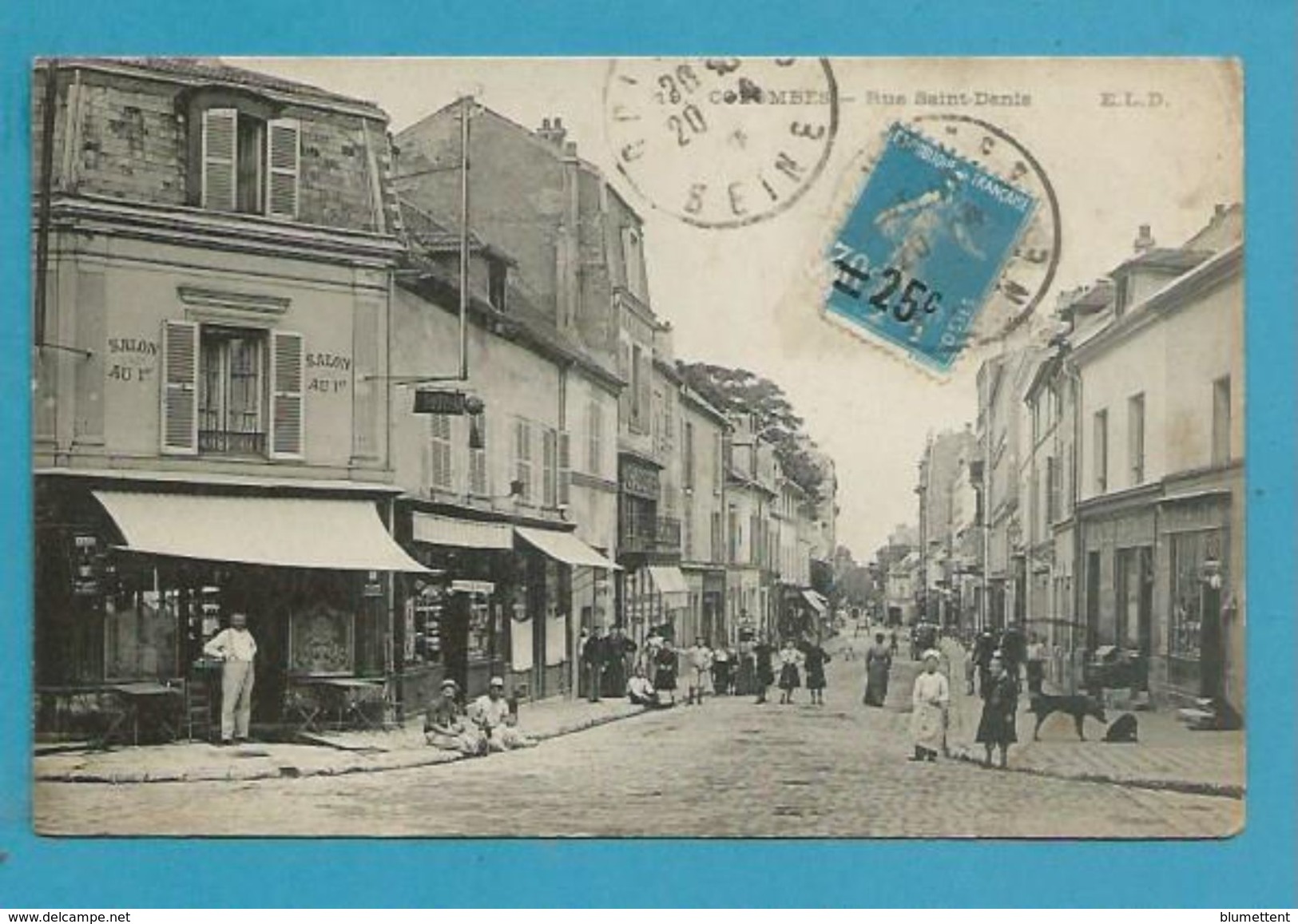 CPA Rue Saint-Denis COLOMBES 92 - Colombes