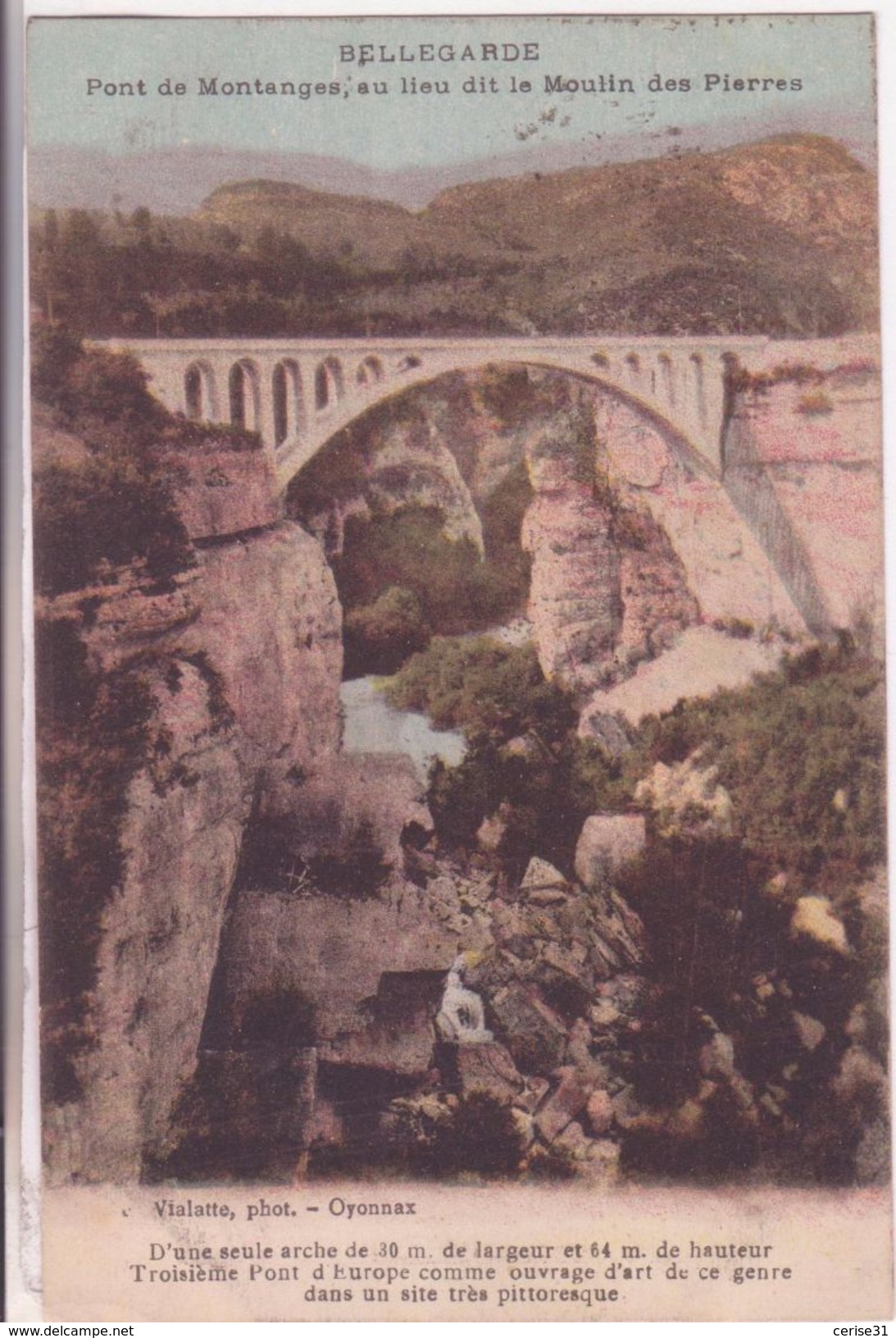 CPA -  BELLEGARDE, Pont De Montanges, Au Lieu Dit Le Moulin Des Pierres - Bellegarde-sur-Valserine