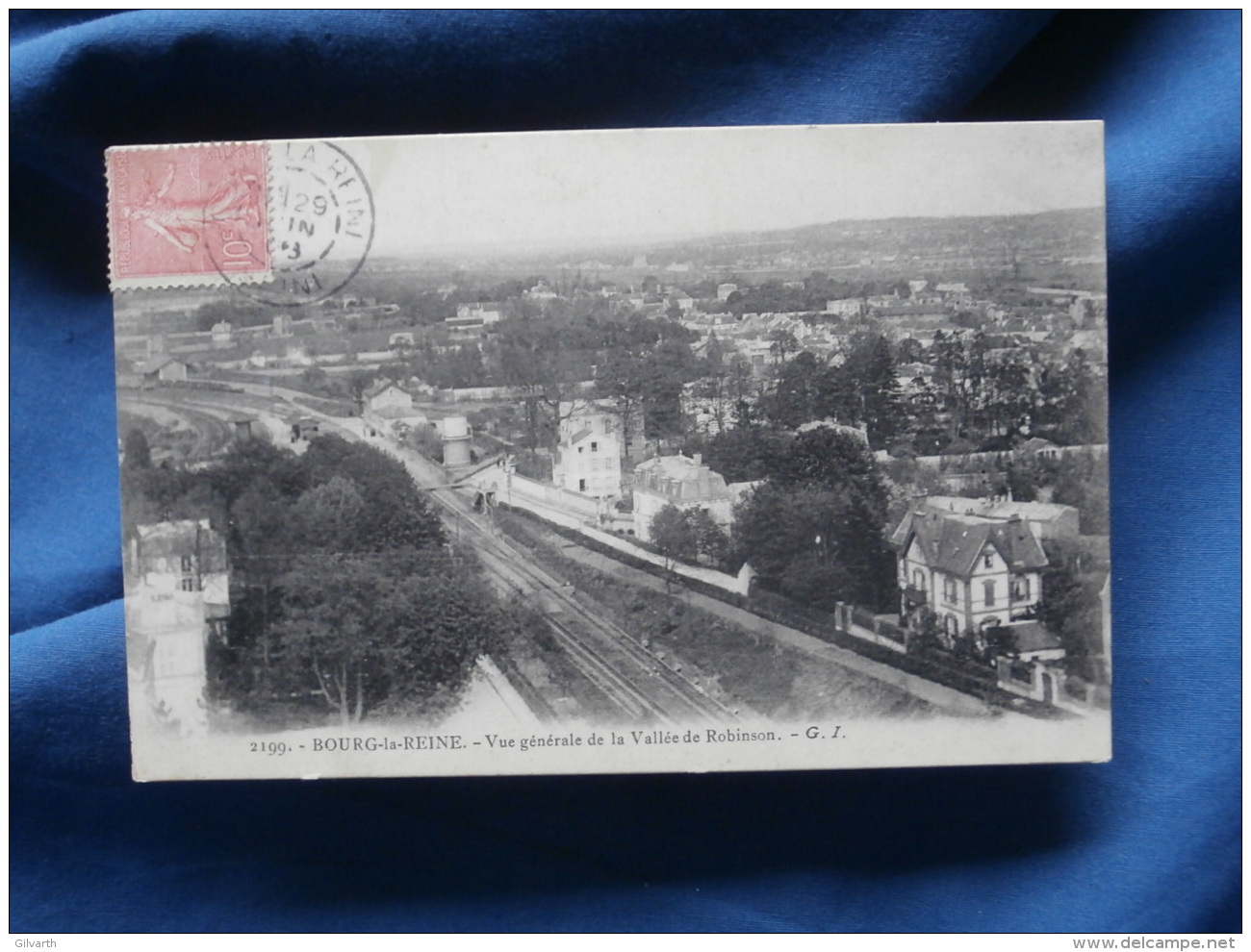 Bourg La Reine  Vue Generale De La Vallée De Robinson  Voie De Chemin De Fer - Ed. GI 2199 - Circulée - R165 - Bourg La Reine