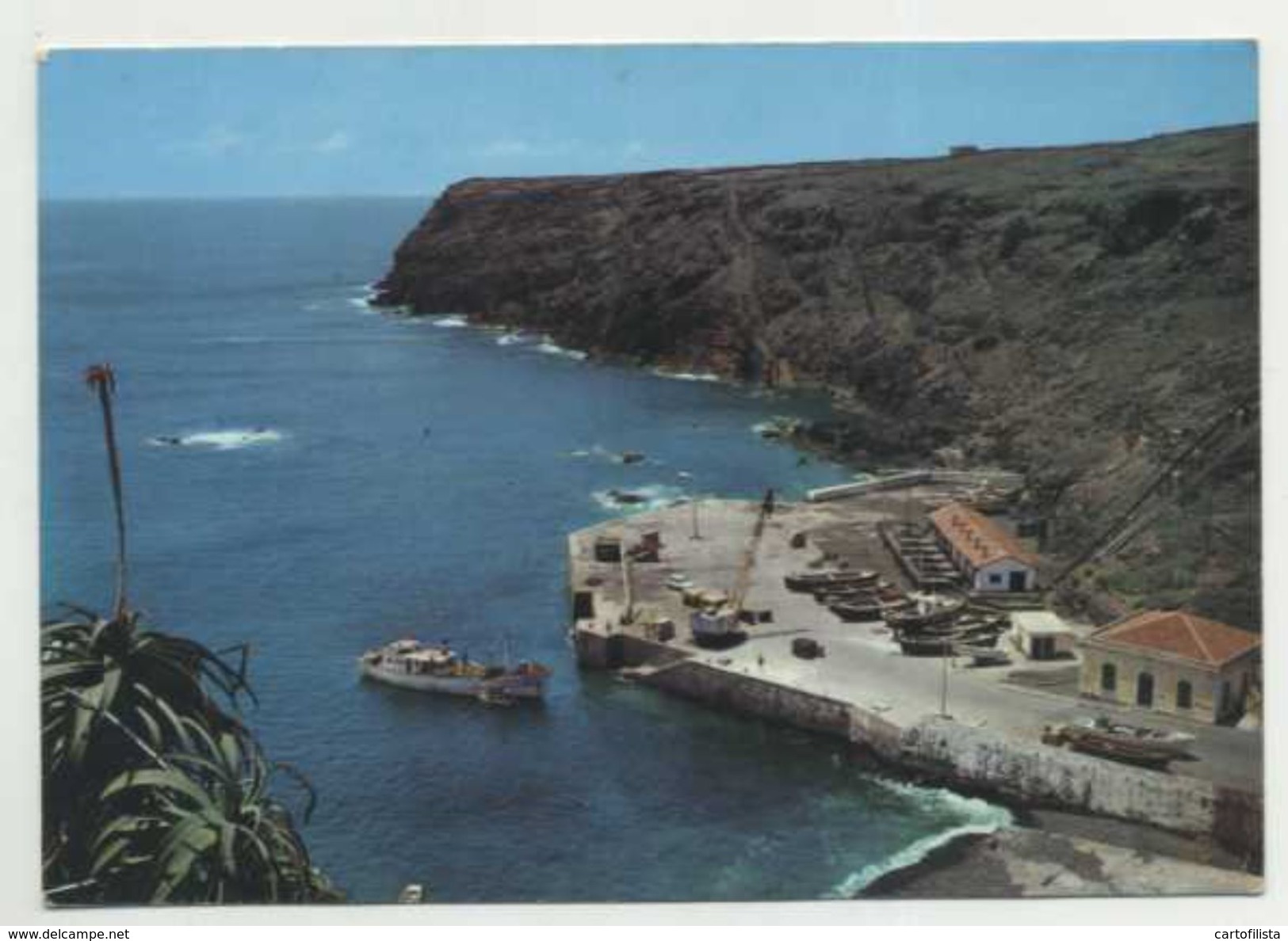ILHA DE SANTA MARIA, Açores - Vila Do Porto, Cais De Dembarque  ( 2 Scans ) - Açores