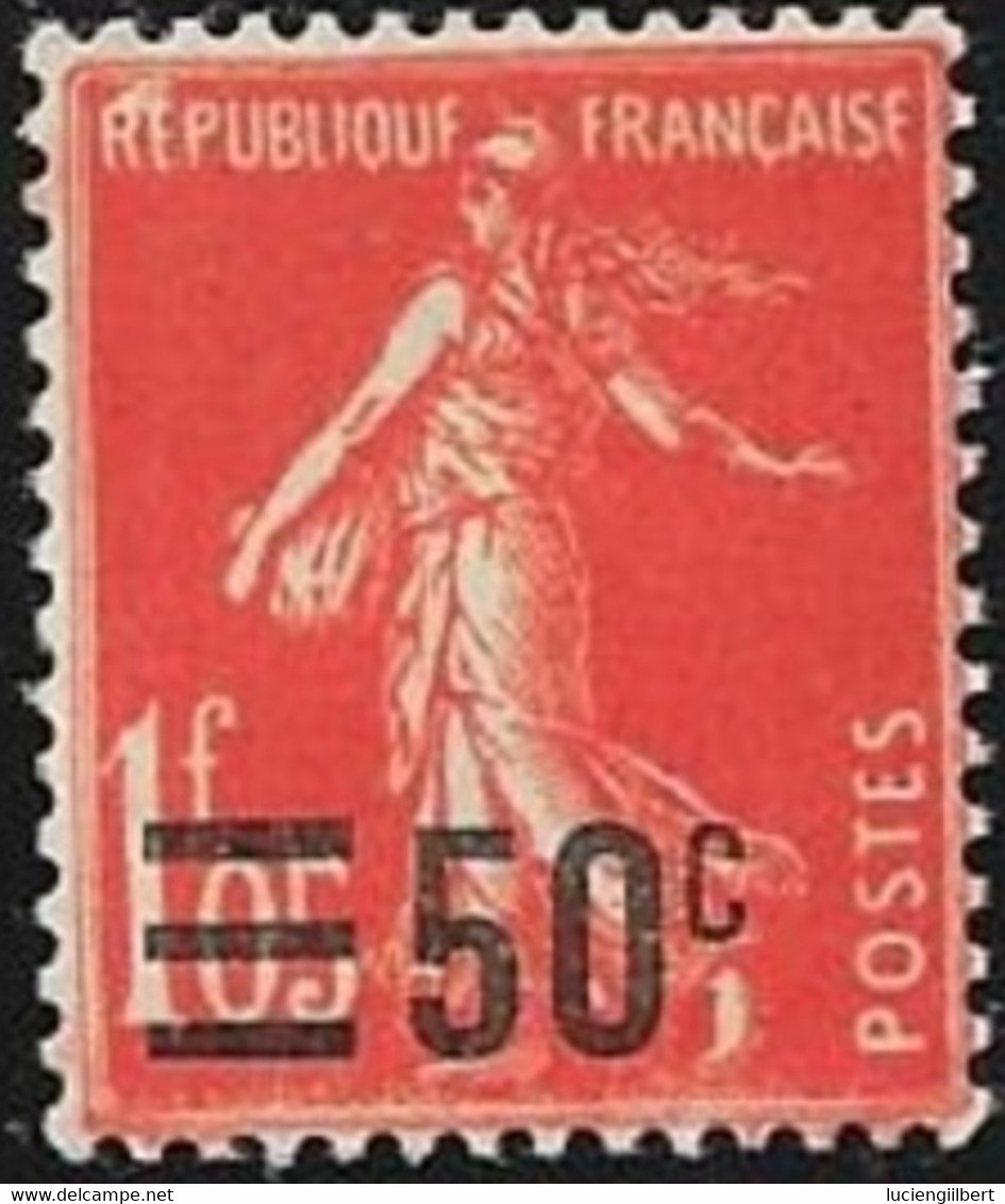N° 225  FRANCE -  SEMEUSE 50 / 1,05  Surchargés - 1926  NEUF - Neufs